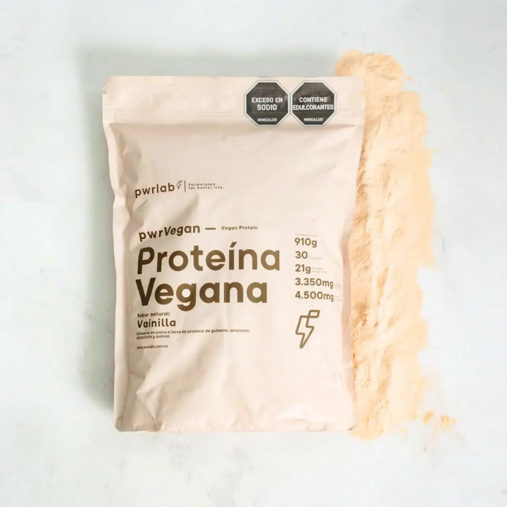 Proteina Vegana Pwr Vegan de Power Lab en amazon